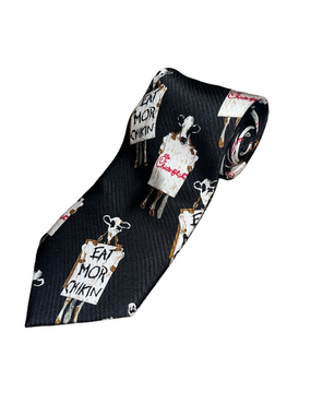 Chick-Fil-A CFA Chick Fil A Eat Mor Chikin Team Member Necktie Tie Employee